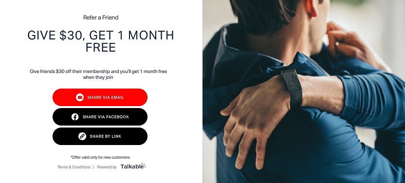 whoop statistics - referral program talkable