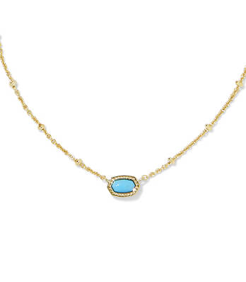 Mini Elisa Gold Satellite Short Pendant Necklace